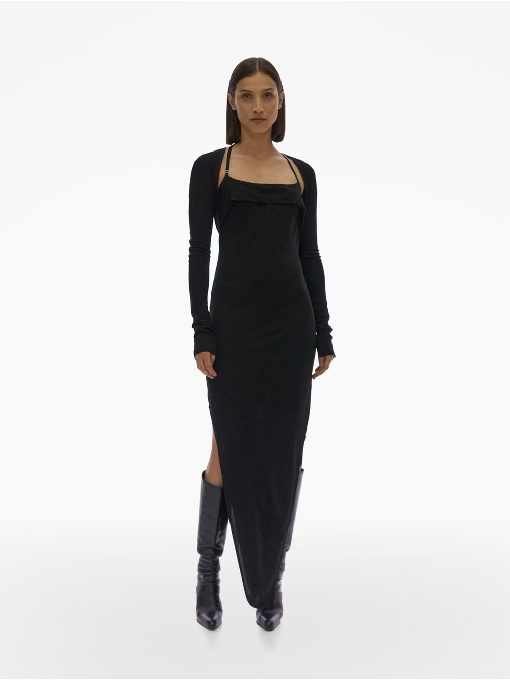 HELMUT LANG LS CUTOUT DRESS